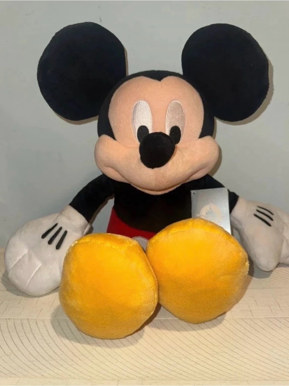 Disney Mickey Mouse Plush - Black, Red, Yellow, White